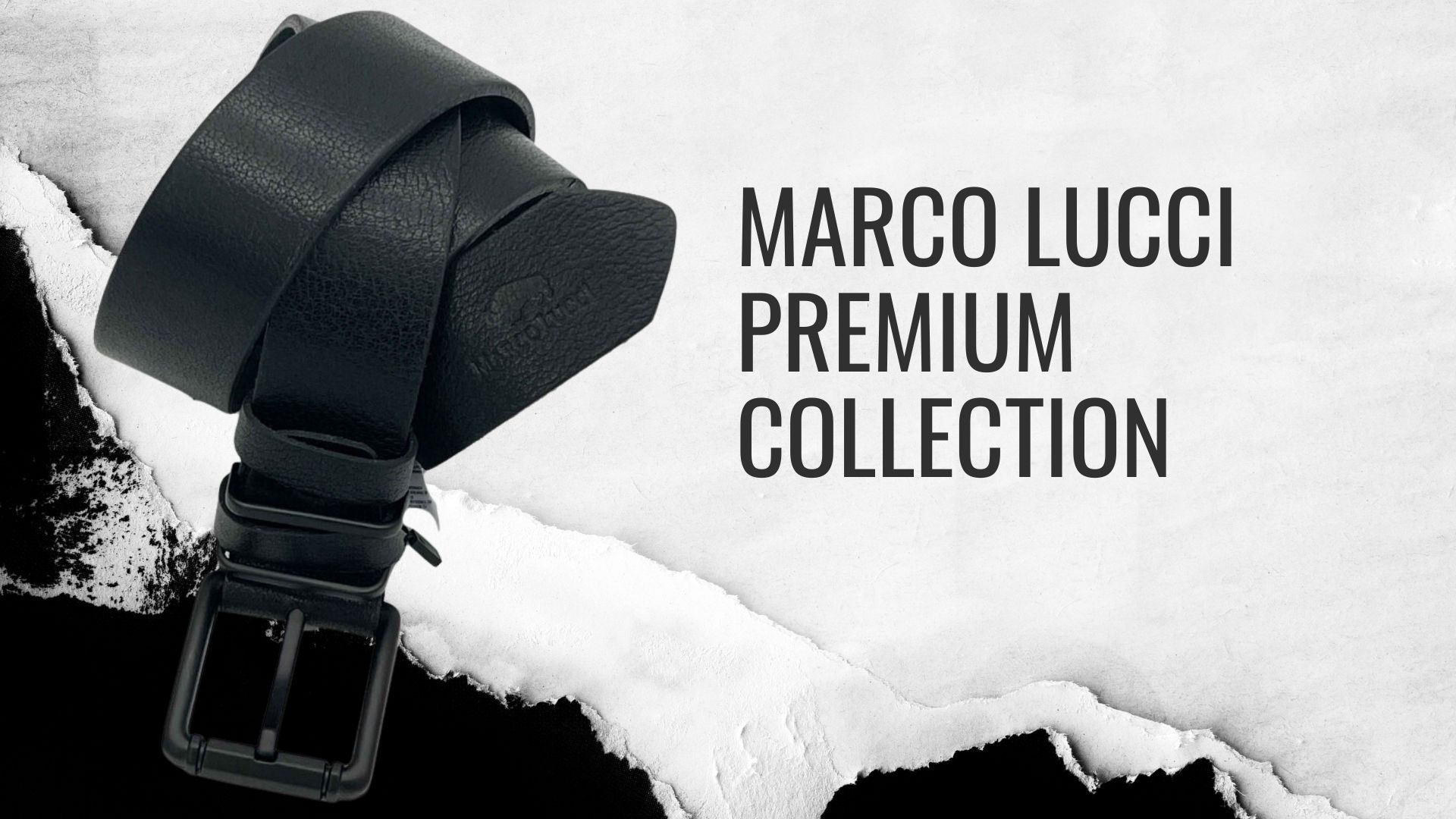 curea neagra piele marco lucci